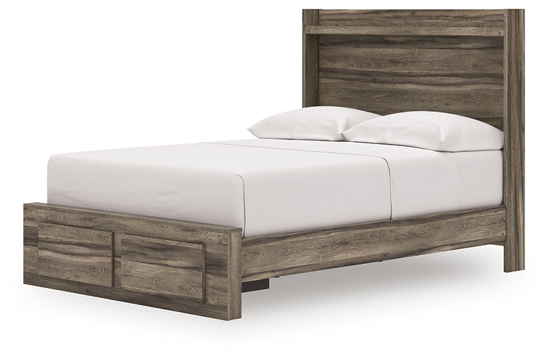 Elbrim Full Panel Storage Bed