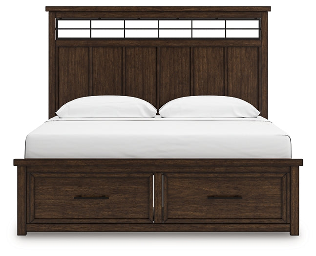 Taffenbrook King Panel Storage Bed