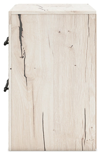 Lawroy Full Panel Headboard with Mirrored Dresser, Chest and Nightstand