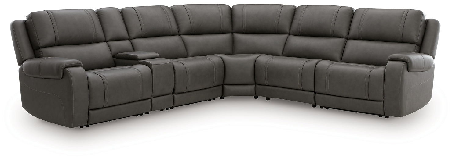 5Z - Pittson 6-Piece Power Reclining Sectional