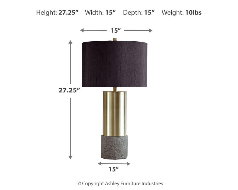 Jacek Metal Table Lamp (2/CN)