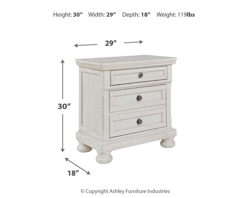 Robbinsdale Two Drawer Night Stand