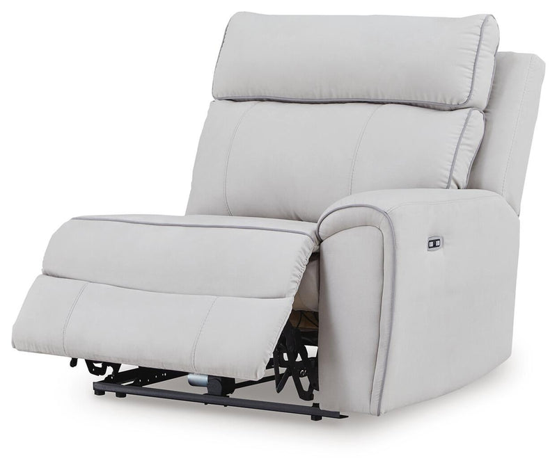 Social Pointe 5-Piece Reclining Sectional with Storage Consoles