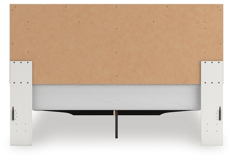 Zuraleus King Upholstered Panel Platform Storage Bed
