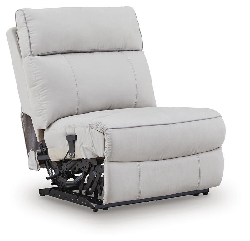 Social Pointe 7-Piece Reclining Sectional with Storage Consoles