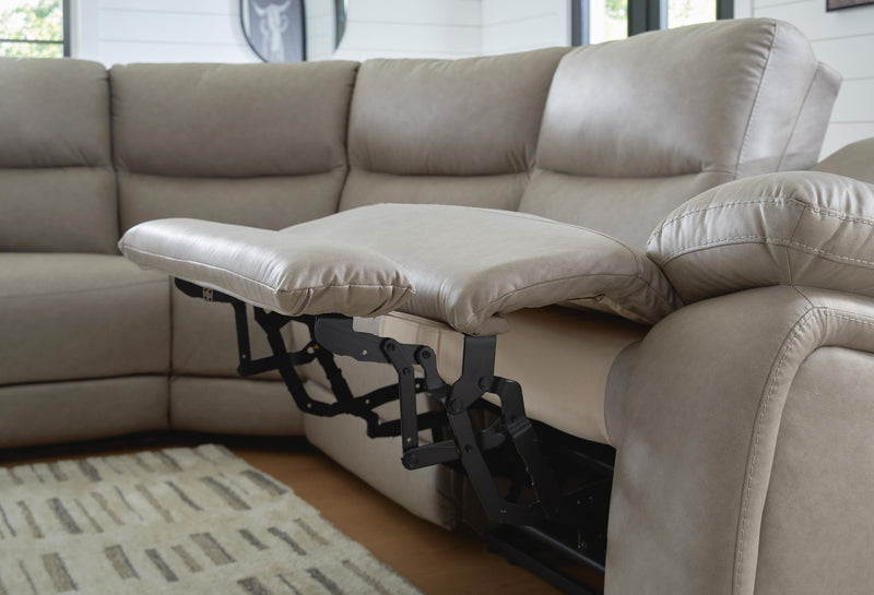 Narwhal Place 6-Piece Reclining Sectional with Storage Console