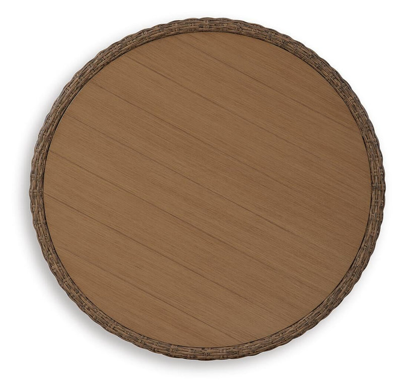 Double Point Round Cocktail Table