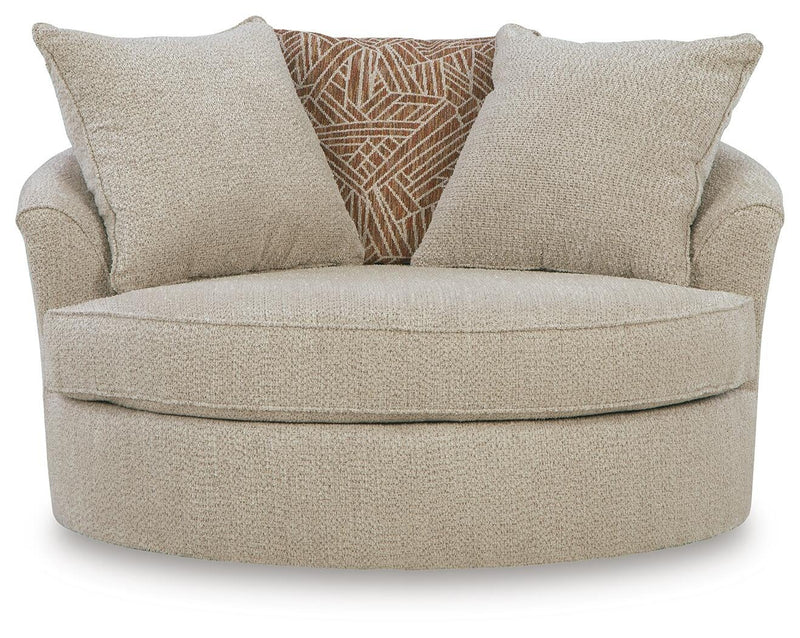 Steelwater Retreat Oversized Swivel Accent Chair