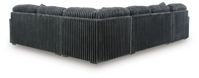 Midnight-Madness 4-Piece Sectional with Chaise