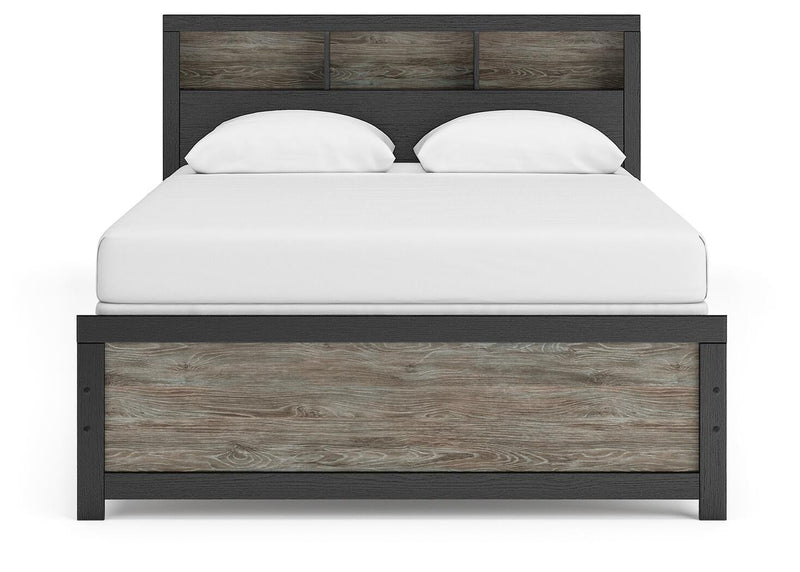 Broachmyn Queen Bookcase Panel Bed