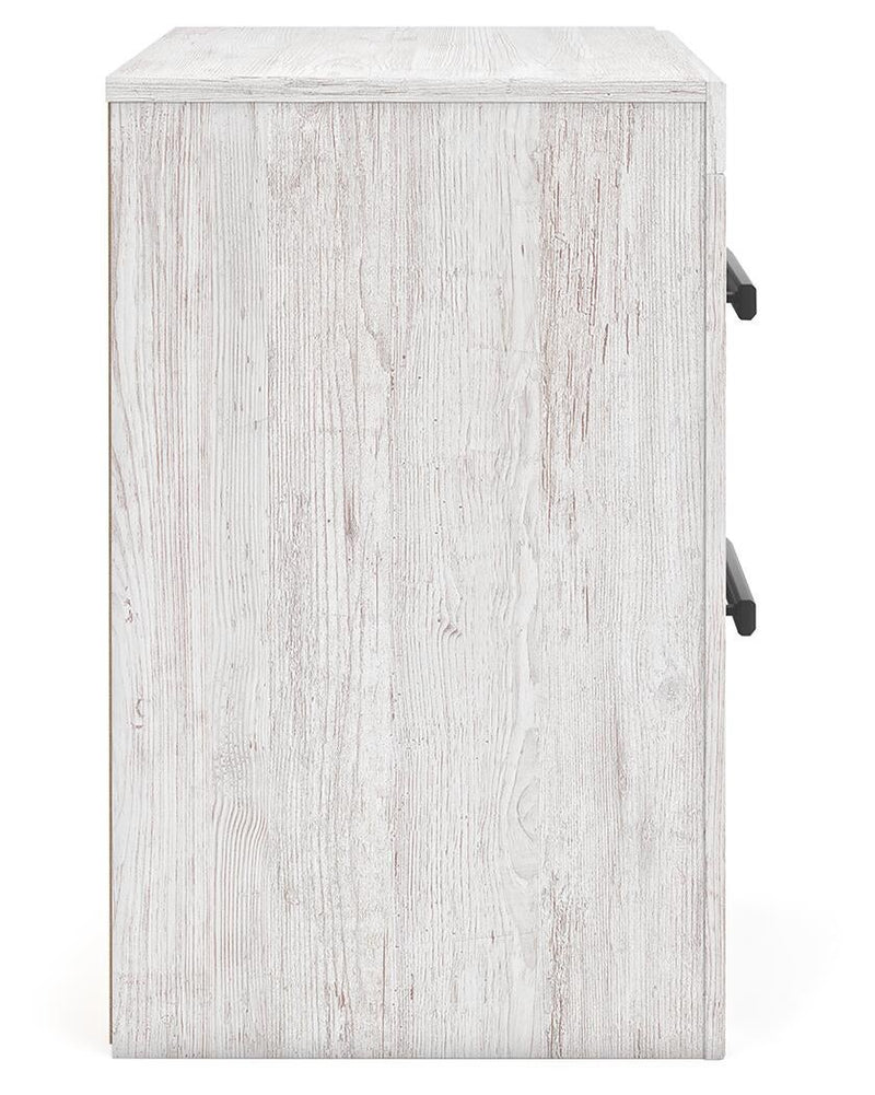 Cayboni Queen Panel Bed with Mirrored Dresser and Nightstand