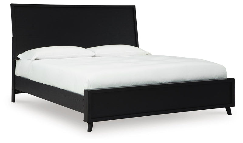 Danziar Queen Panel Bed, Dresser, Mirror and Nightstand