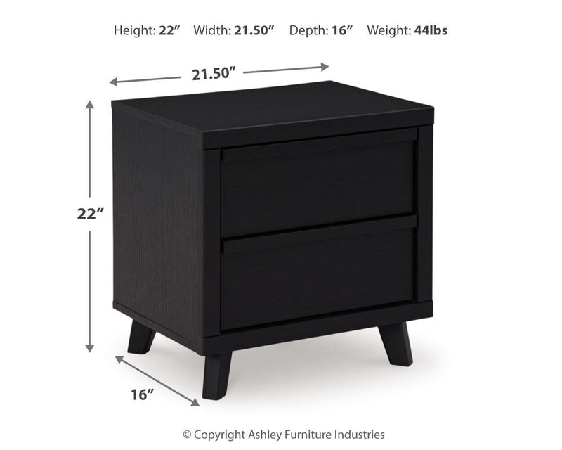 Danziar King Panel Headboard, Dresser, Mirror, Chest and Nightstand