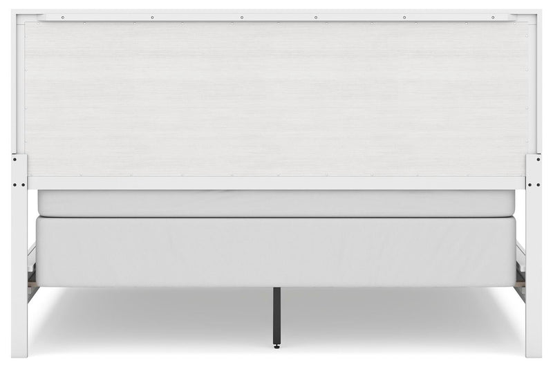 Binterglen California King Panel Bed, Dresser, Mirror, Chest and Nightstand