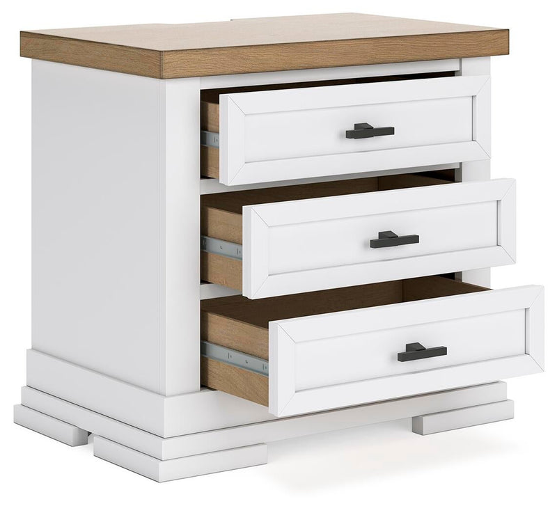 Ashbryn King Panel Storage Bed, Dresser, Mirror, Chest and Nightstand