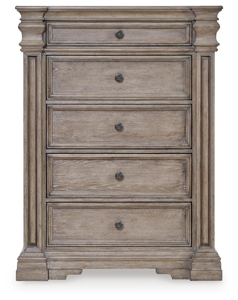 Blairhurst King Panel Bed, Dresser, Mirror, Chest and Nightstand