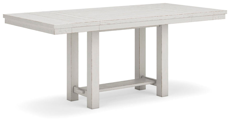 Robbinsdale Counter Height Dining Table and 10 Barstools