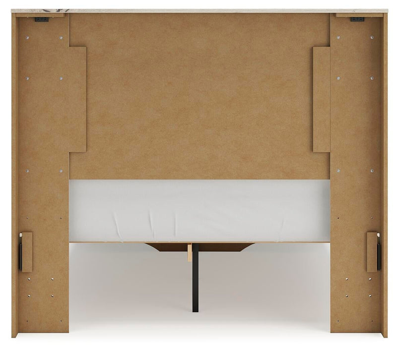 Lawroy Full Panel Storage Bed, Dresser, Mirror, Chest and Nightstand