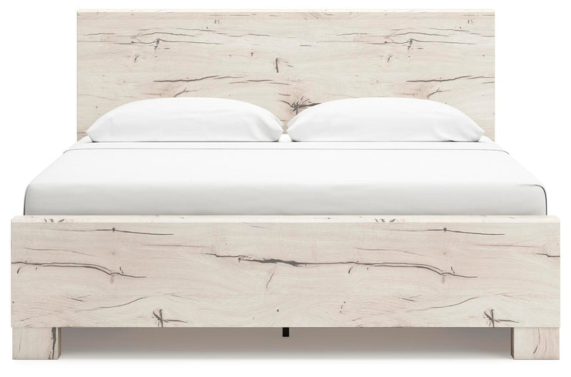 Lawroy King Panel Bed with Storage, Dresser, Mirror, Chest and Nightstand
