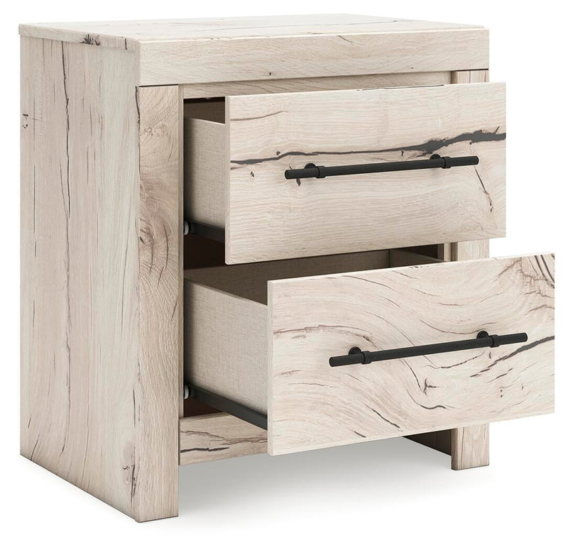 Lawroy King Panel Bed with Storage, Dresser, Mirror, Chest and Nightstand