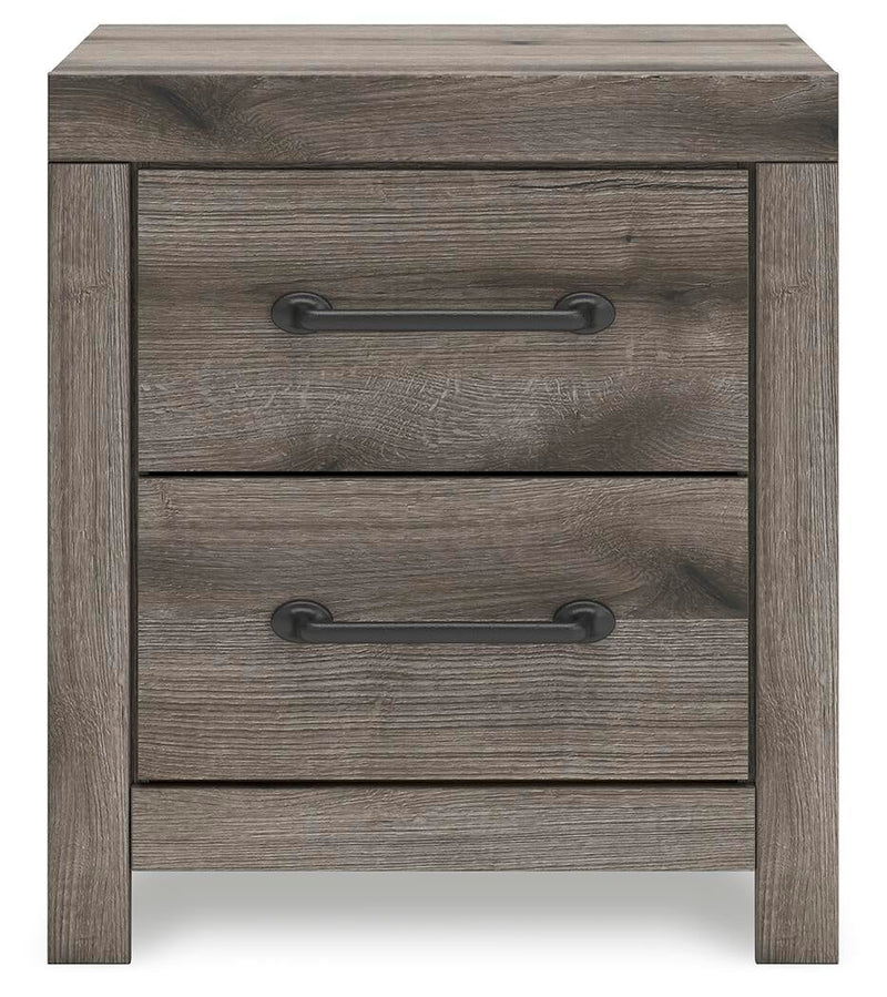 Graystorm Full Panel Storage Bed, Dresser, Mirror, Chest and Nightstand