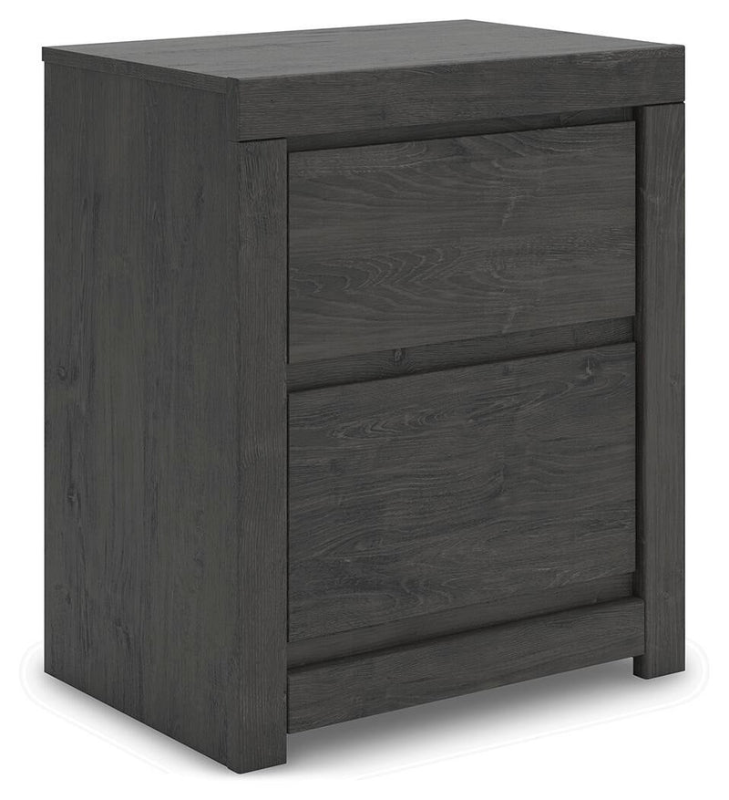 Fraluna King Panel Bed, Dresser, Mirror, Chest and Nightstand