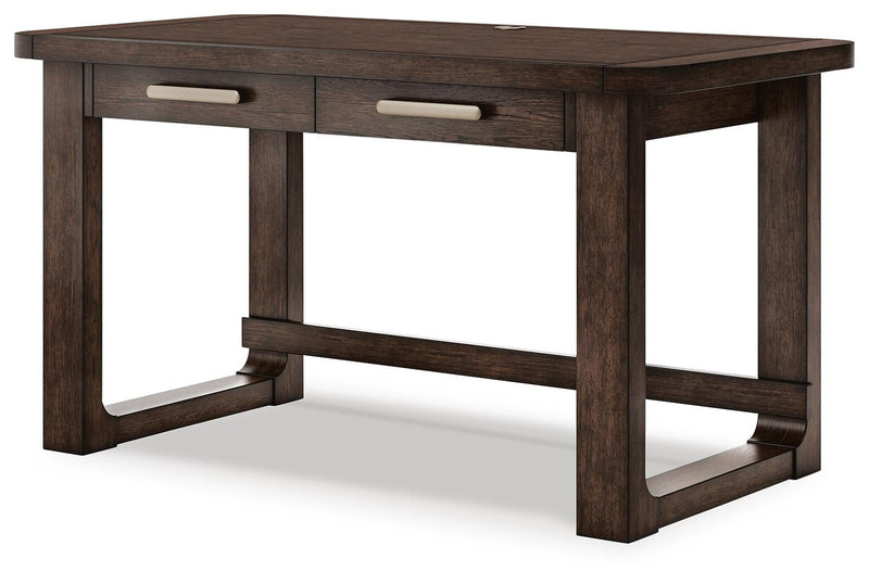 Breckington Home Office Desk with Chair and Storage