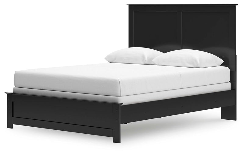 Maribel Queen Panel Bed, Dresser and Mirror