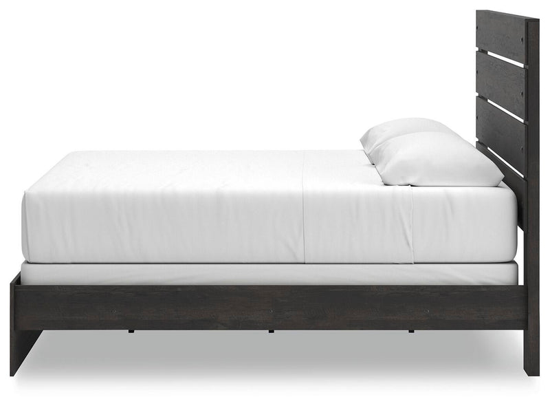 Hollivern King Panel Bed, Dresser and Mirror