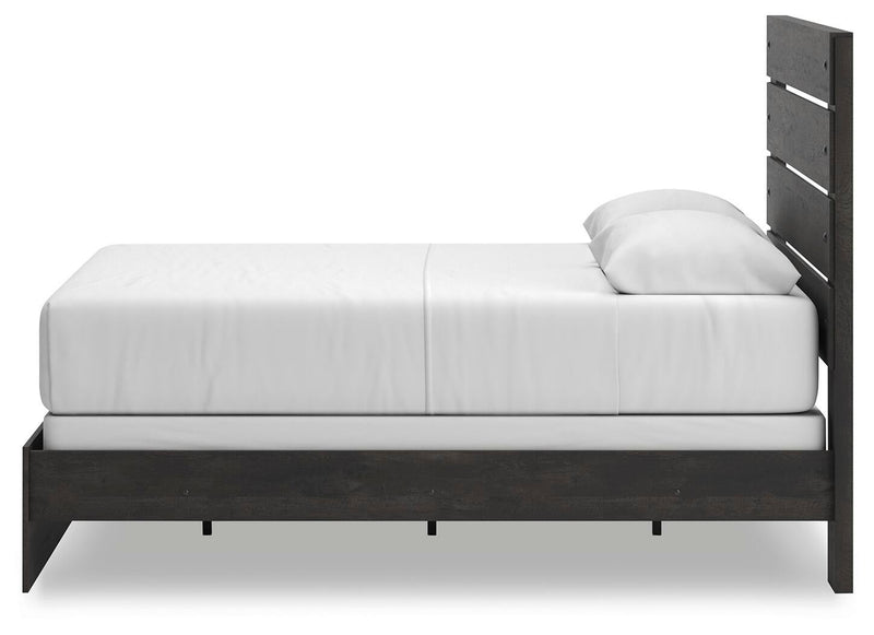 Hollivern Queen Panel Bed, Dresser and Mirror