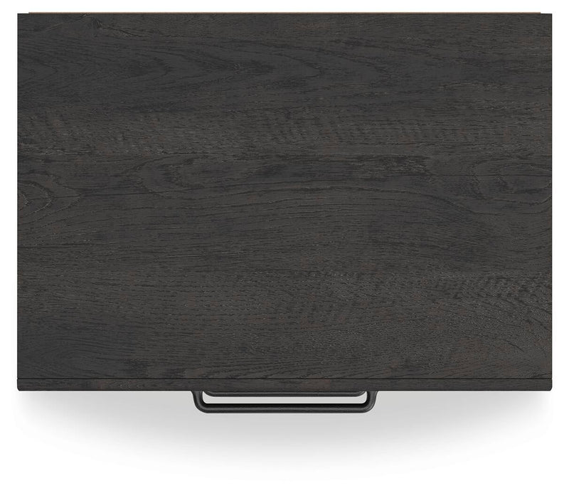 Hollivern Twin Panel Bed with Storage, Dresser, Mirror, Chest and Nightstand