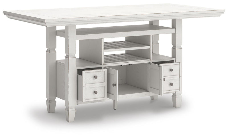 Robbinsdale Counter Height Dining Table and 4 Barstools