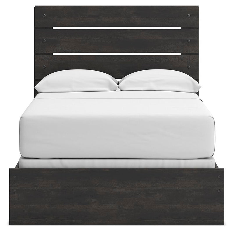 Hollivern Full Panel Bed, Dresser and Mirror