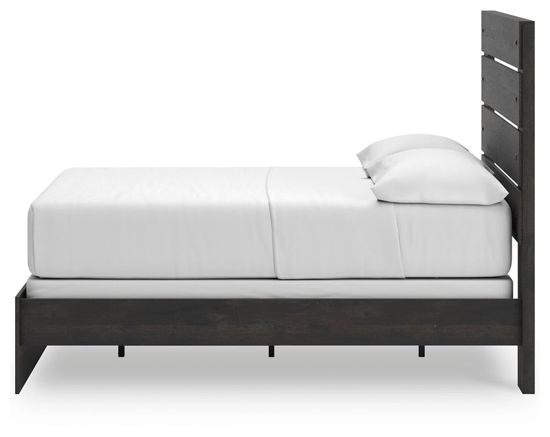 Hollivern Full Panel Bed, Dresser and Mirror