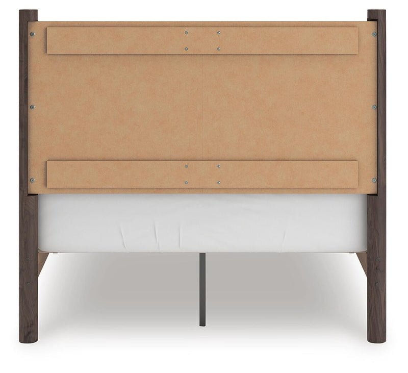 Pamytta Full Panel Platform Bed, Dresser, Mirror, Chest and Nightstand