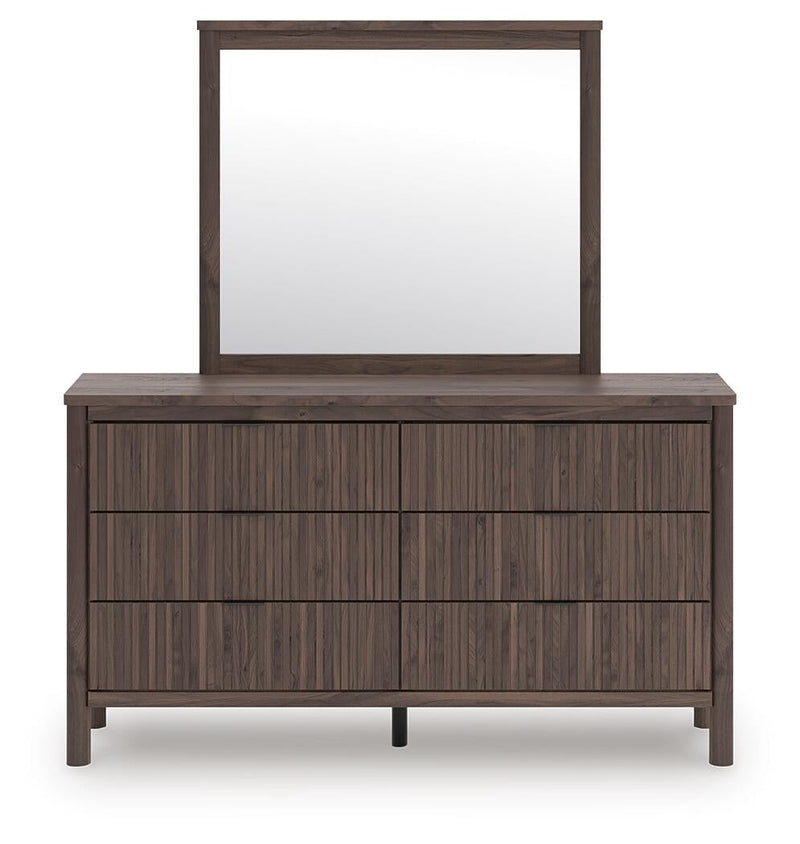Pamytta Queen Panel Bed, Dresser, Mirror, Chest and Nightstand
