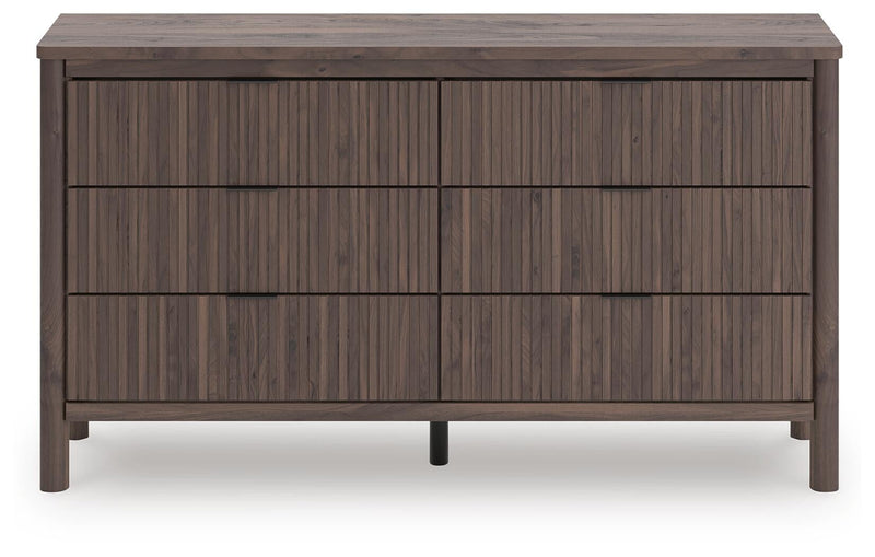 Pamytta King Panel Platform Bed, Dresser, Mirror and Nightstand