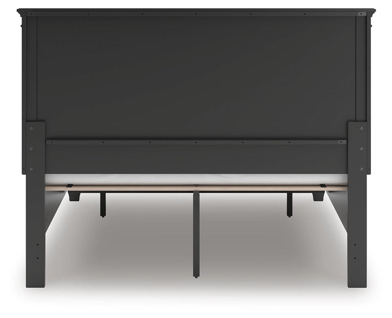 Lanolee Queen Panel Storage Bed, Dresser, Mirror and Nightstand