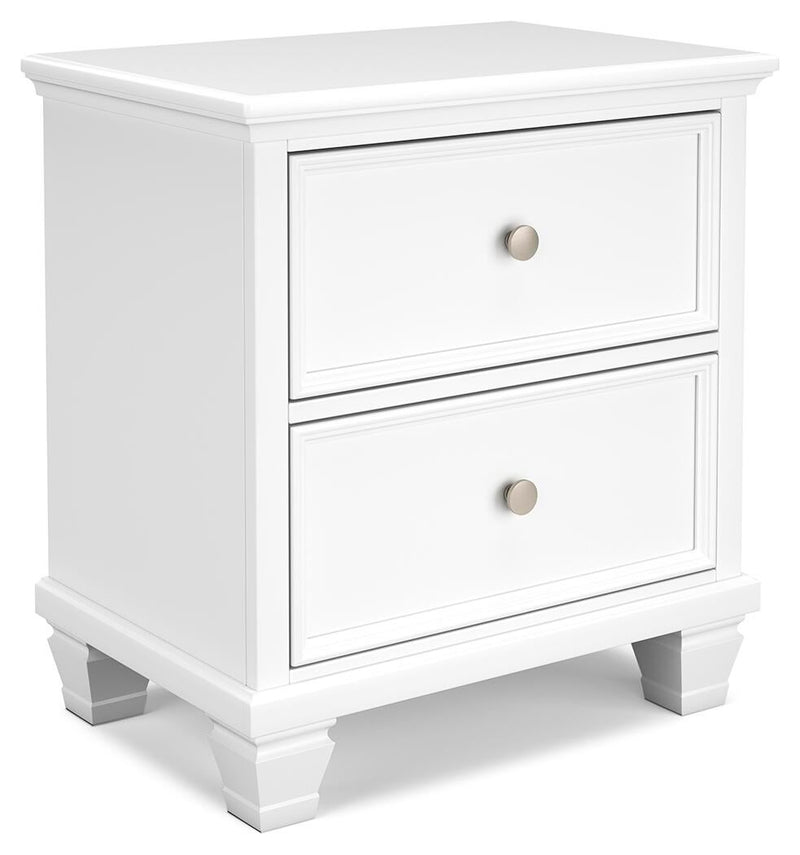 Fortman California King Panel Storage Bed, Dresser, Mirror and Nightstand