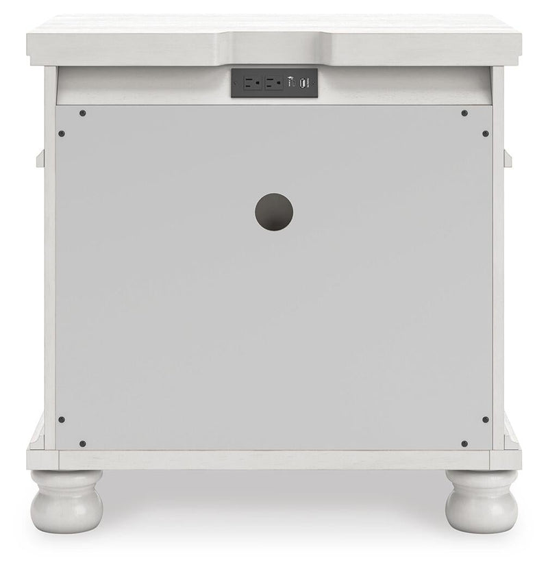 Rowlenstown King Poster Bed, Dresser, Mirror and Nightstand