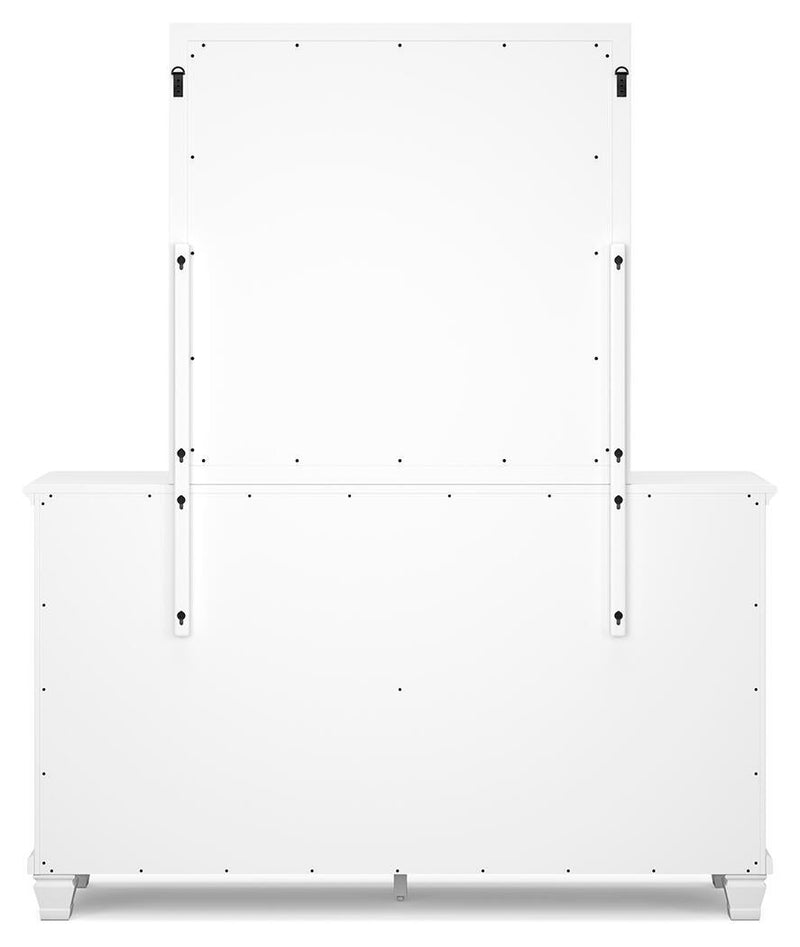 Fortman Full Panel Storage Bed, Dresser and Mirror
