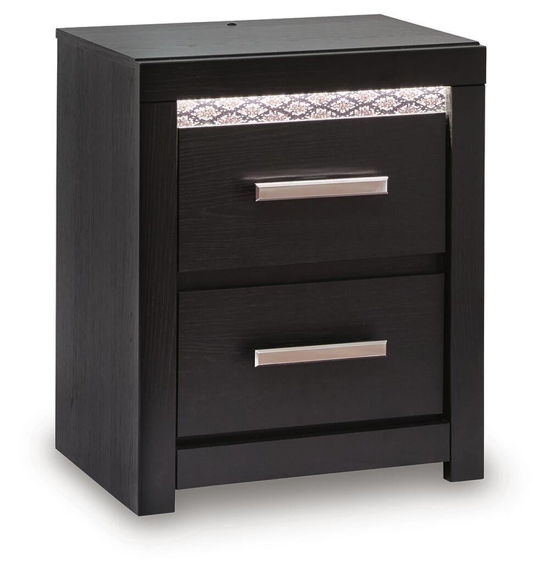 Shoralli Two Drawer Night Stand