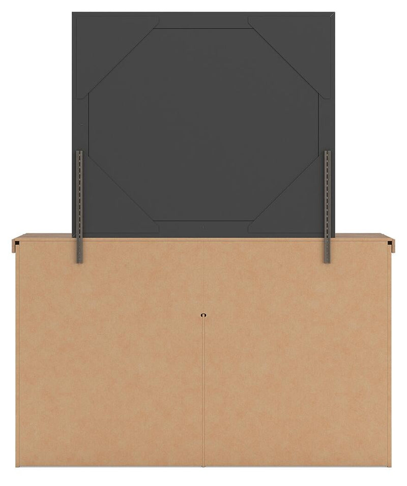 Savonport King Panel Bed. Dresser, Mirror and Nightstand