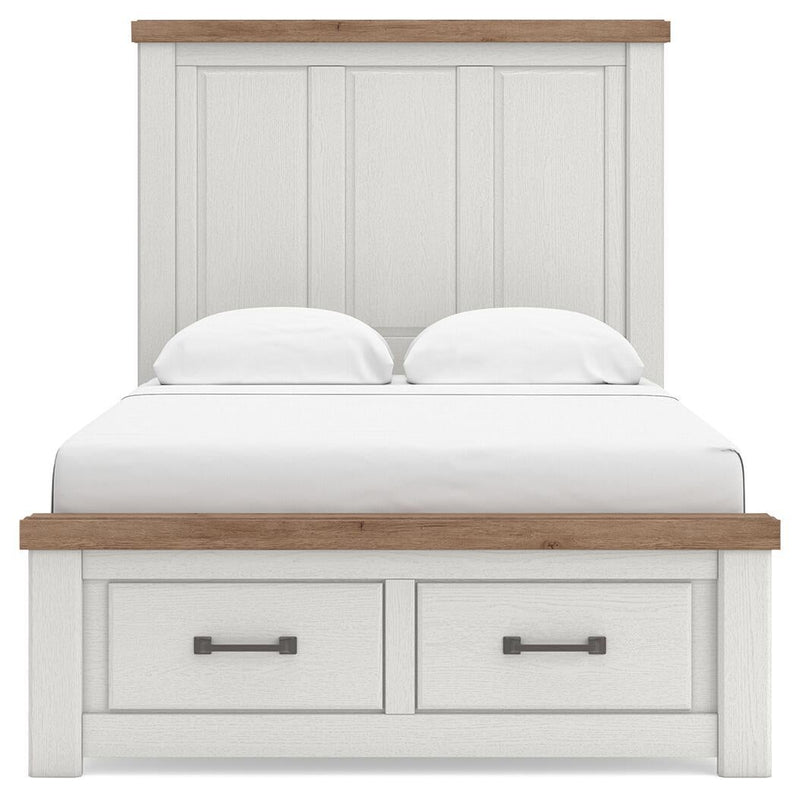 Savonport Full Panel Storage Bed, Dresser and Mirror