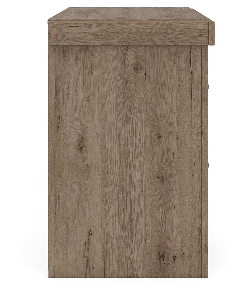 Garistyn King Panel Storage Bed. Dresser, Mirror and Nightstand