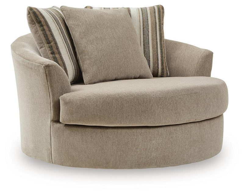 Linenhause Oversized Swivel Accent Chair