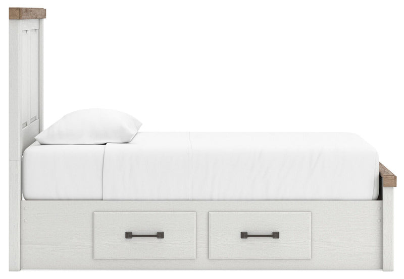 Savonport Twin Panel Bed with Storage