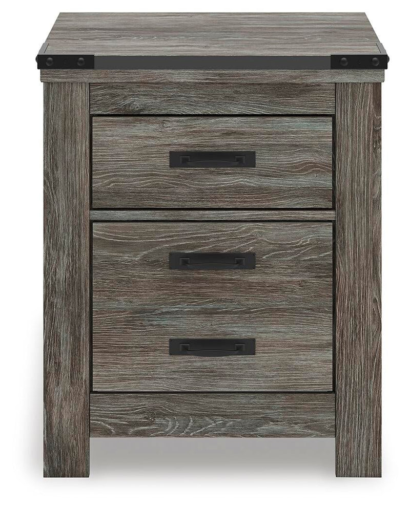 Frandern Two Drawer Night Stand