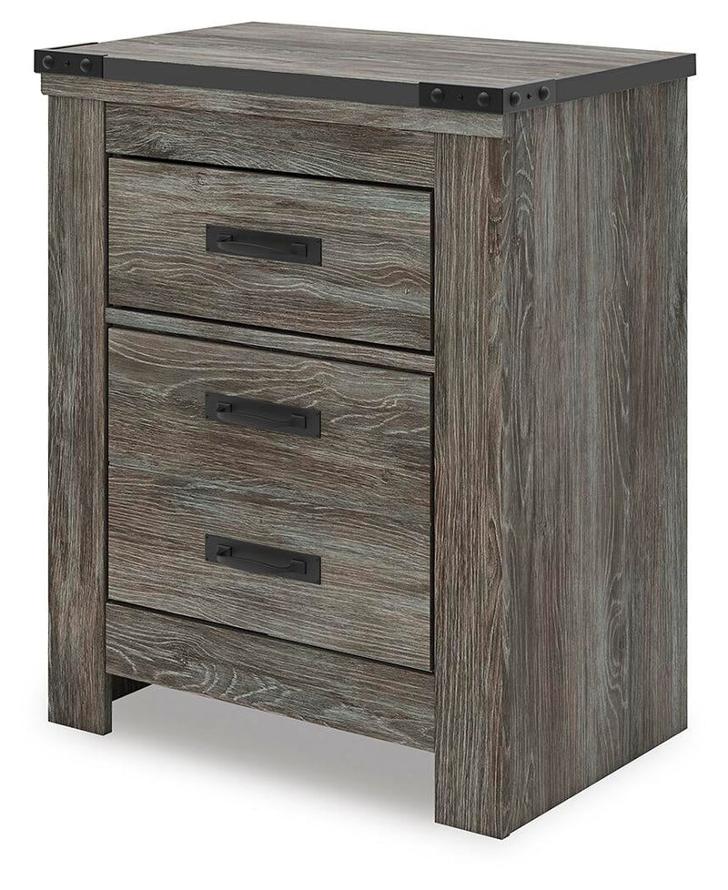 Frandern Two Drawer Night Stand