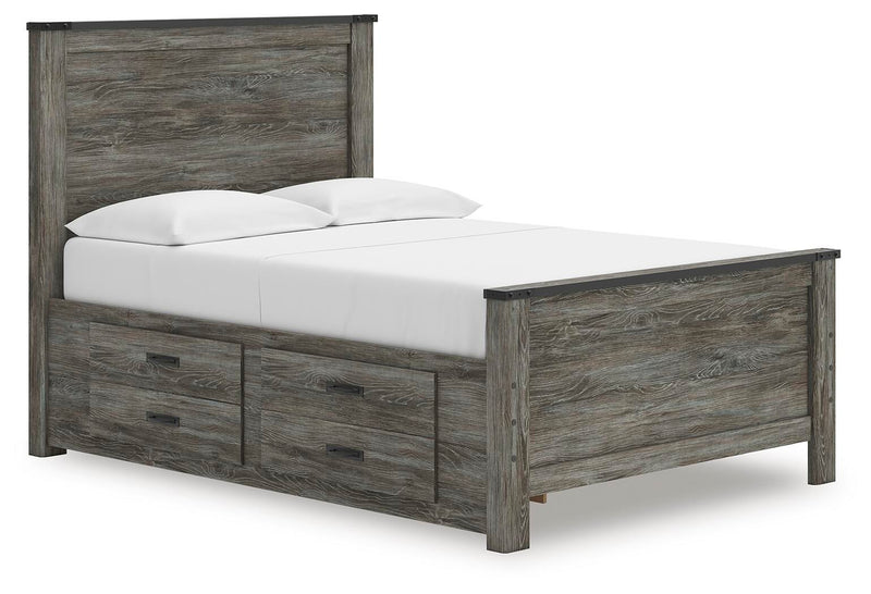 Frandern Full Panel Bed with Storage
